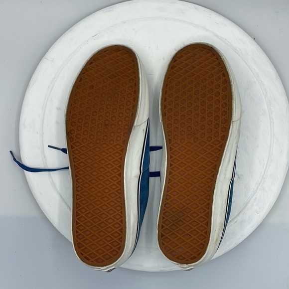 Vans Mens 8 Pro Blues Blue Ashes White Suede Sneakers - Picture 9 of 9